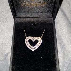 CZ diamond necklace.